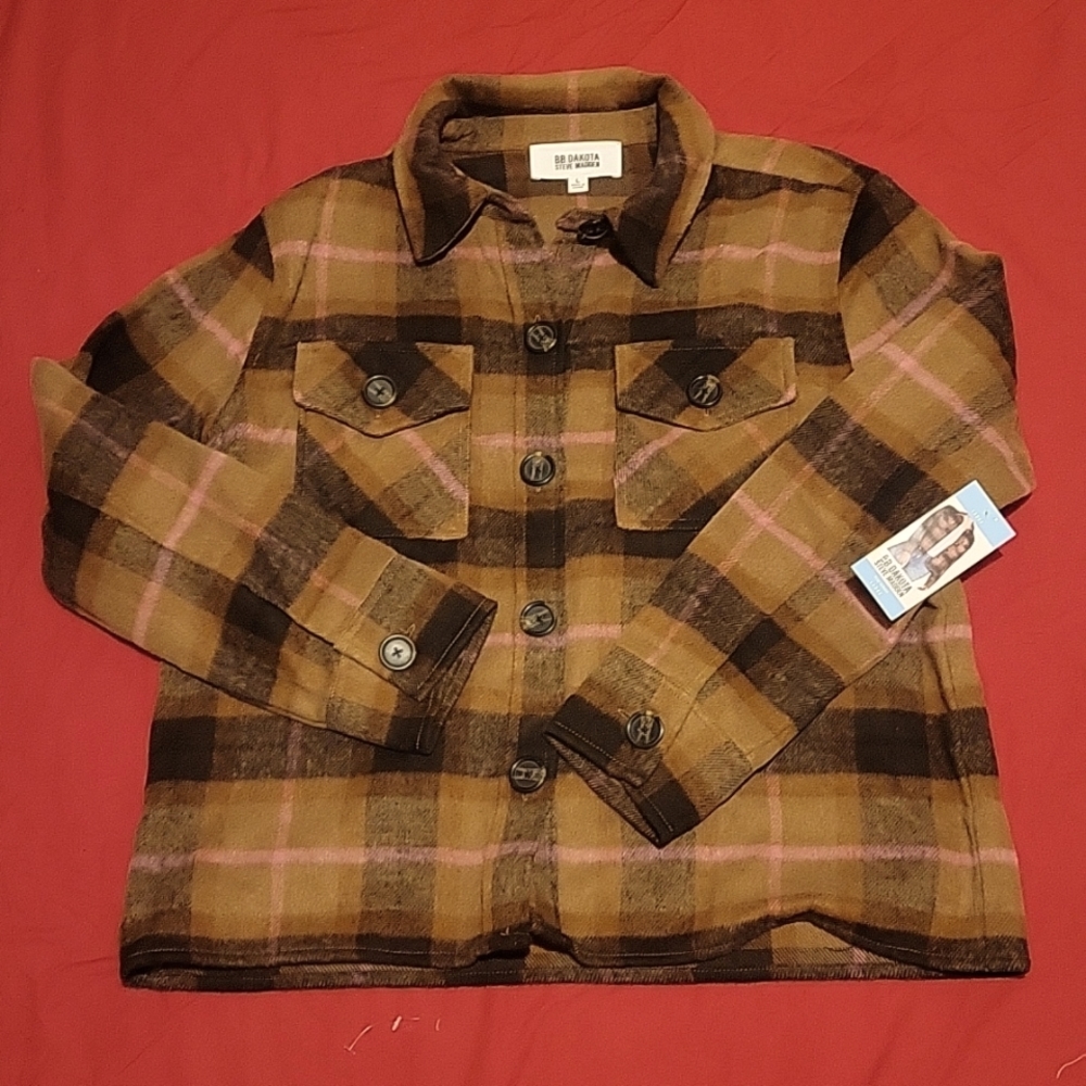 NWT Women's BB Dakota Shacket by Steve Madden